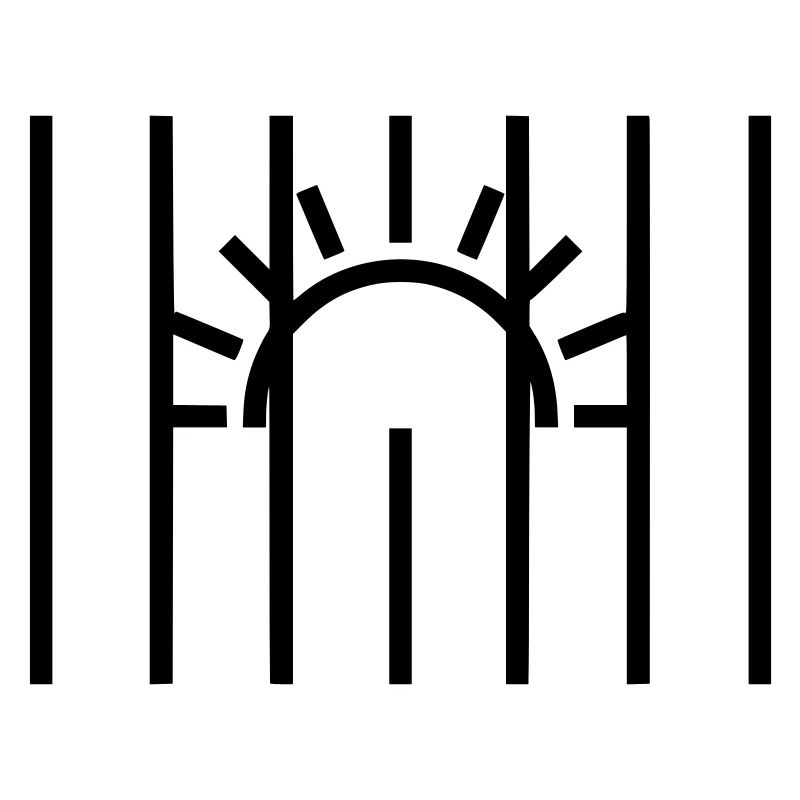 Sun Behind Bars Prison