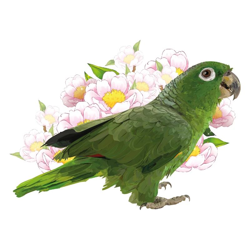 Blue crown parrot