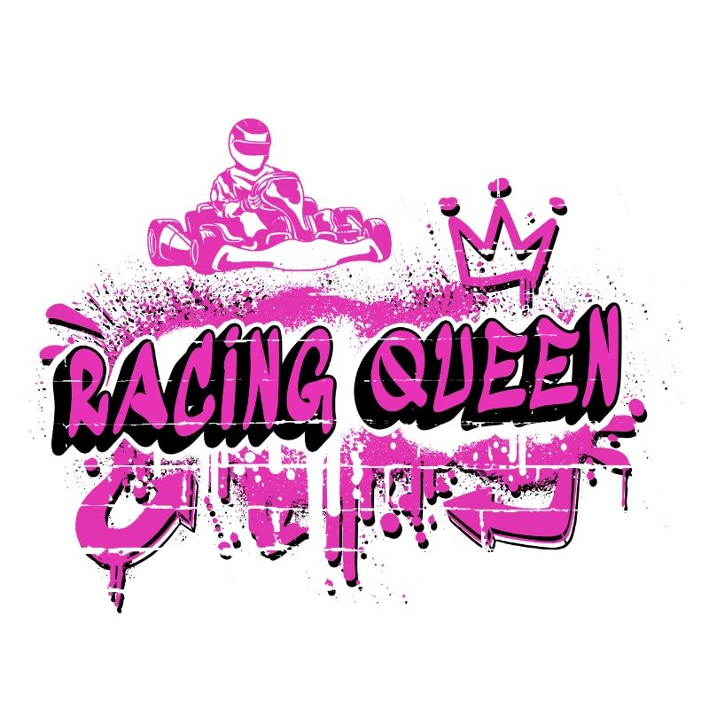 Conception de kart Racing Queen