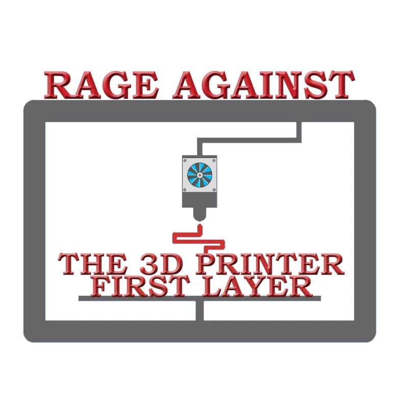 RAGE AGAINST THE 3D PRINTER FIRST LAYER