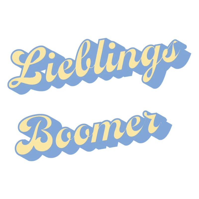 Lieblings Boomer Retro Script