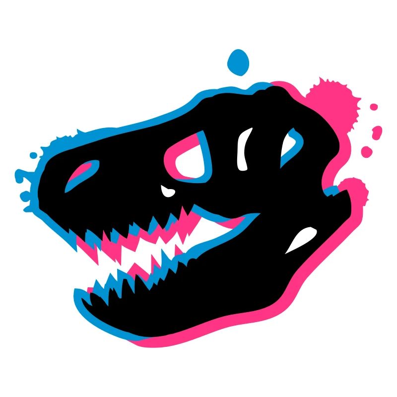 Un T-Rex crâne de 3-D