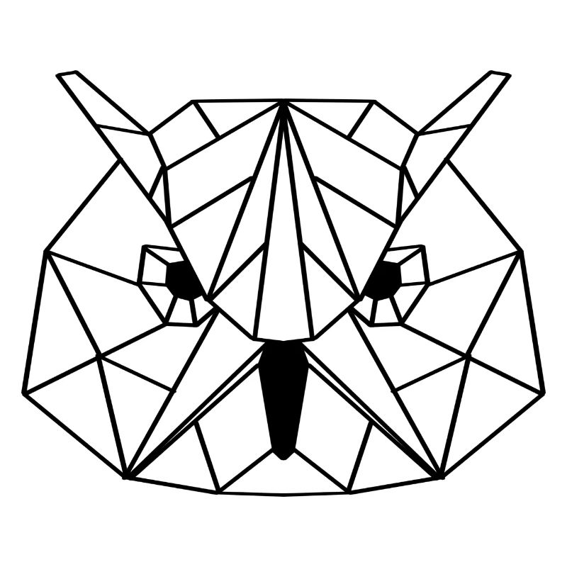 Eule geometrisch