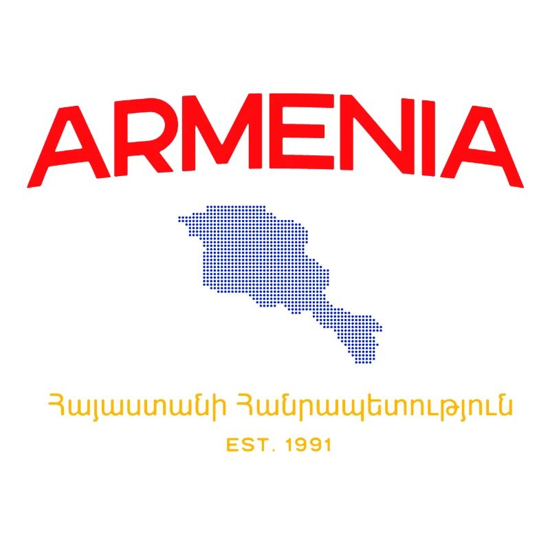 Armenia Map Script Emblem