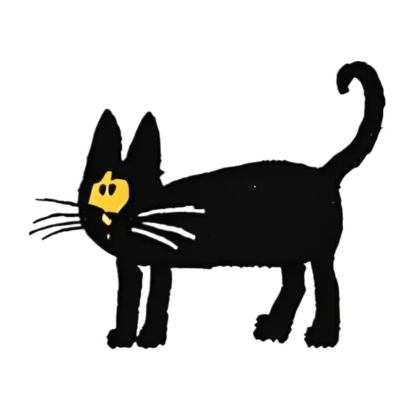 Die schwarze Katze