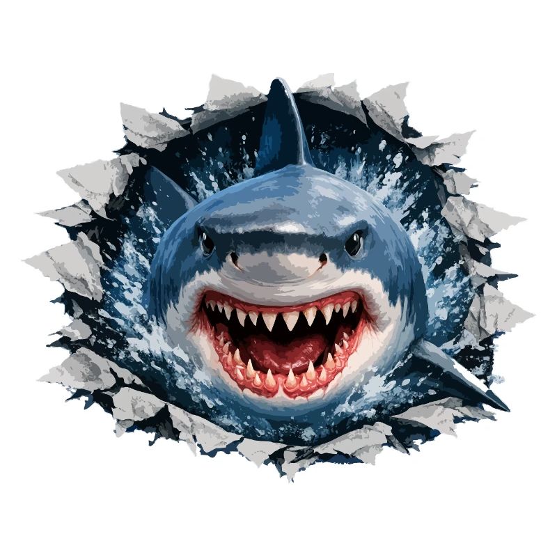 Breaking Shark Outbreak design