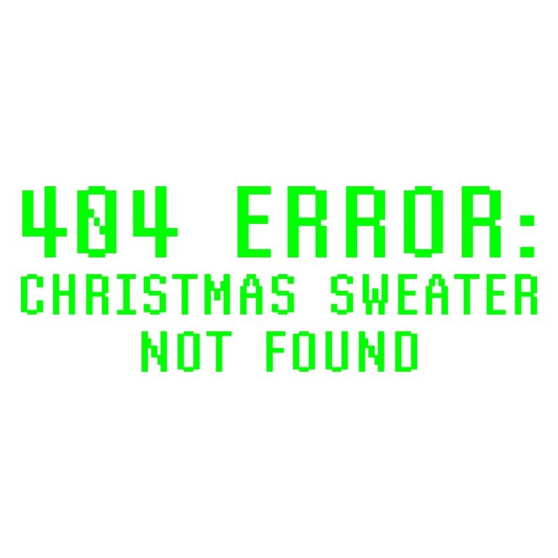 404 Erreur Pull de Noël pas trouvé drôle laid