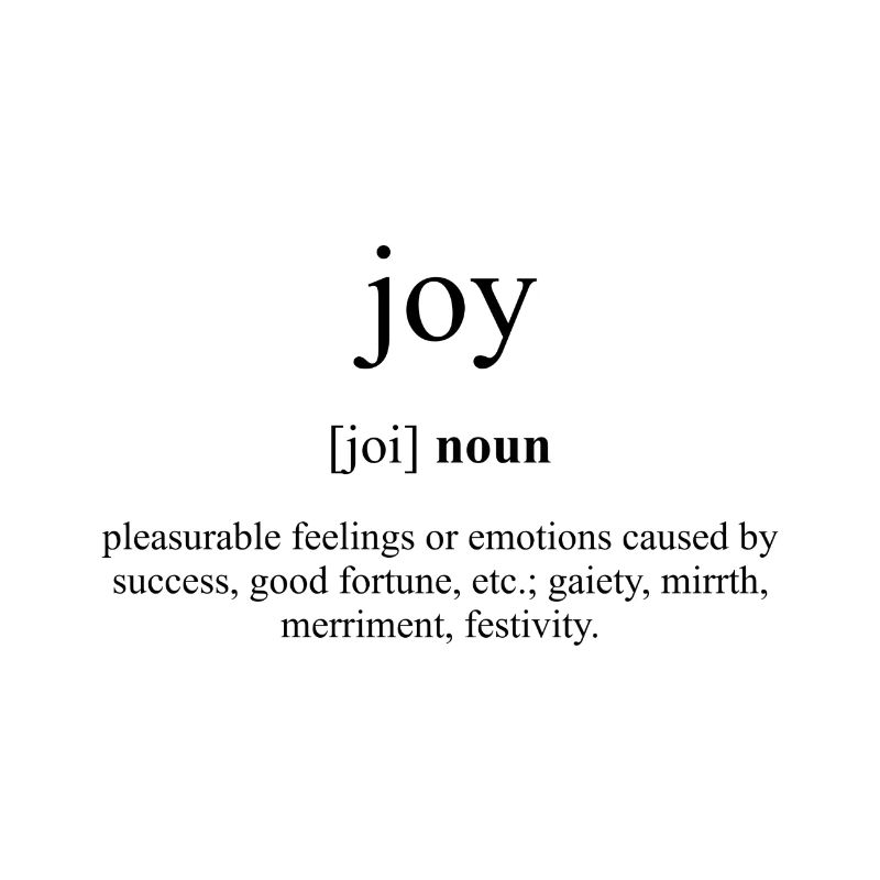 Joy (Freude) Definition Dictionary