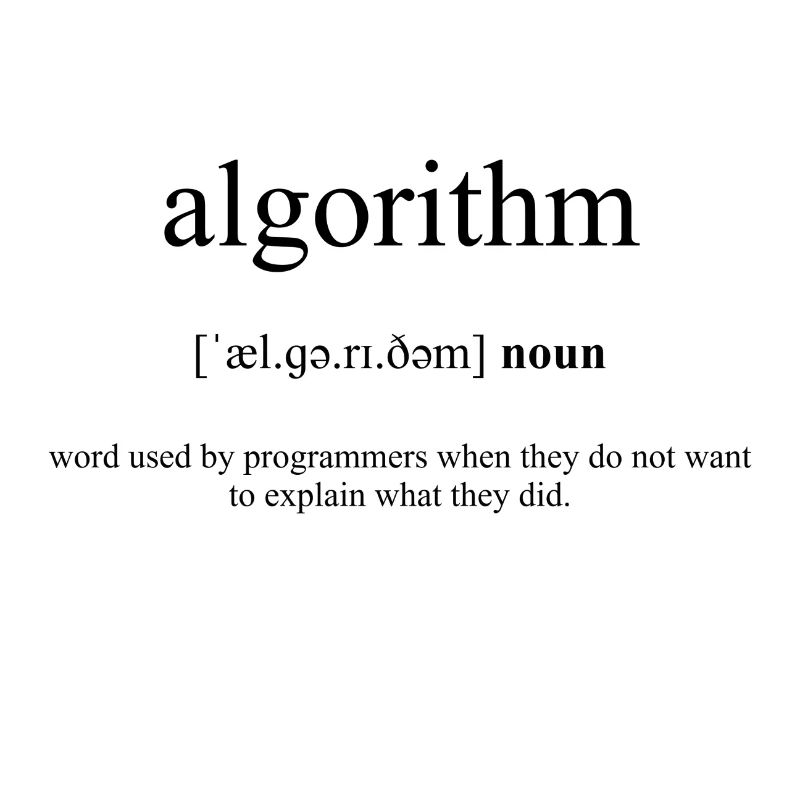Algorithm (Algorithmus) Definition Dictionary