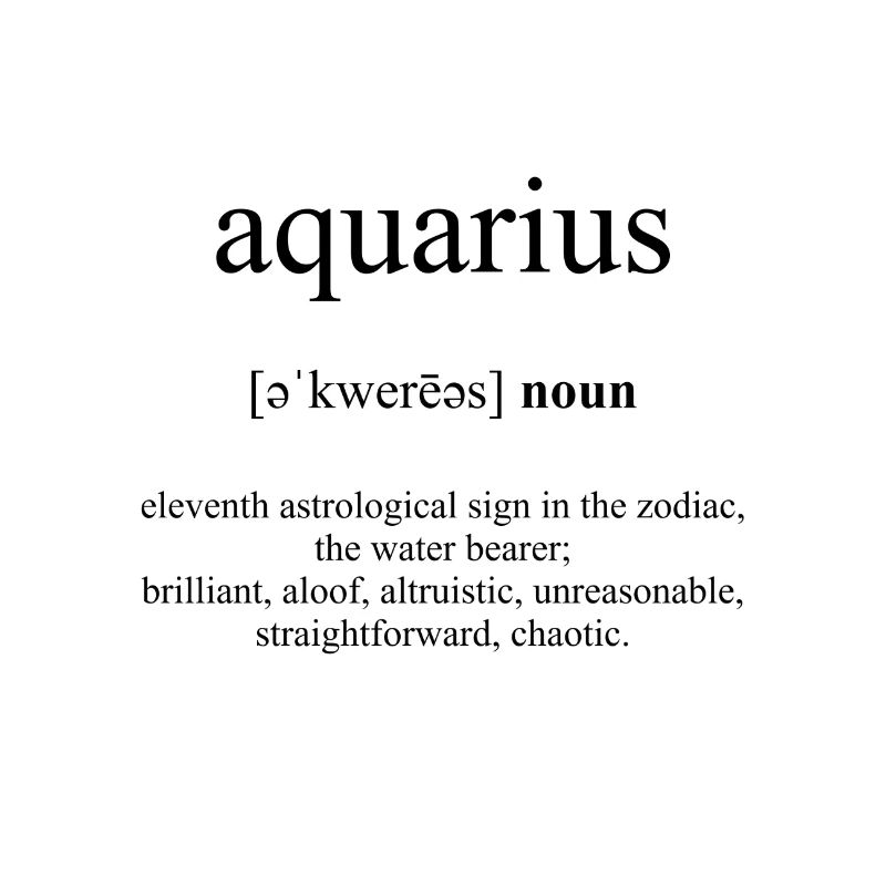 Aquarius (Aquarius) Definition Dictionary