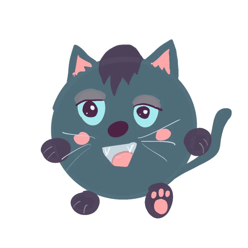 Clumsy cat