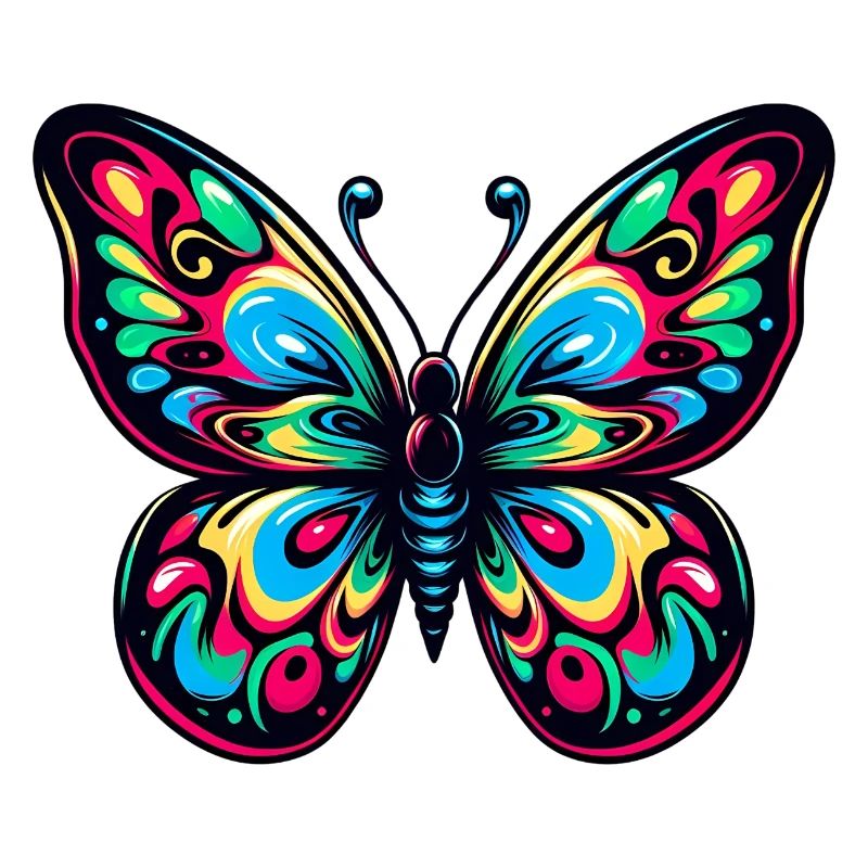 Papillon coloré