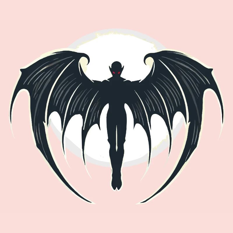 Vampir, Halloween, Mond