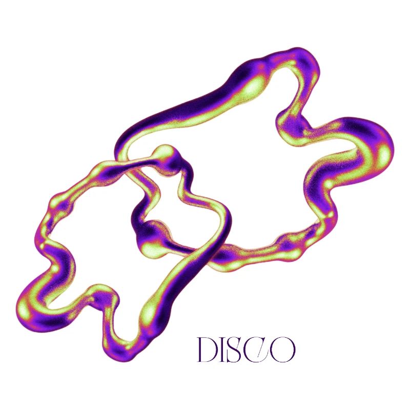 Disco Blob – Neon Abstract Liquid Art