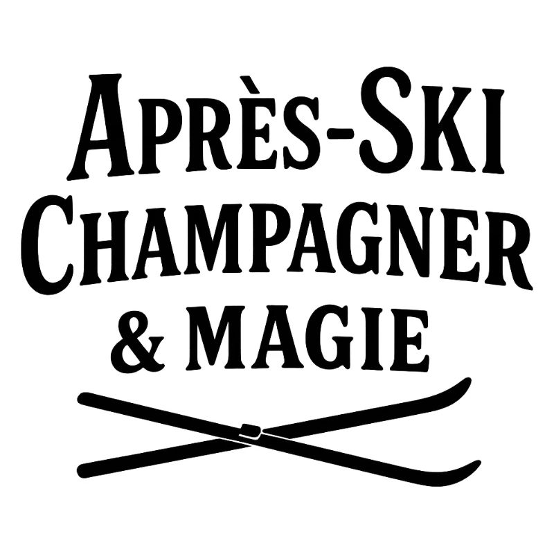 Après-ski bubbly magic