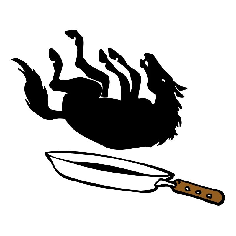 Pferd in der Pfanne