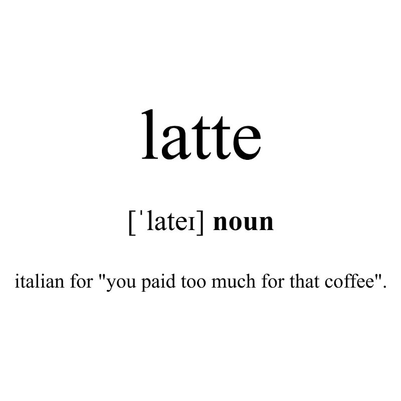 Latte | Milchkaffee Definition Dictionary