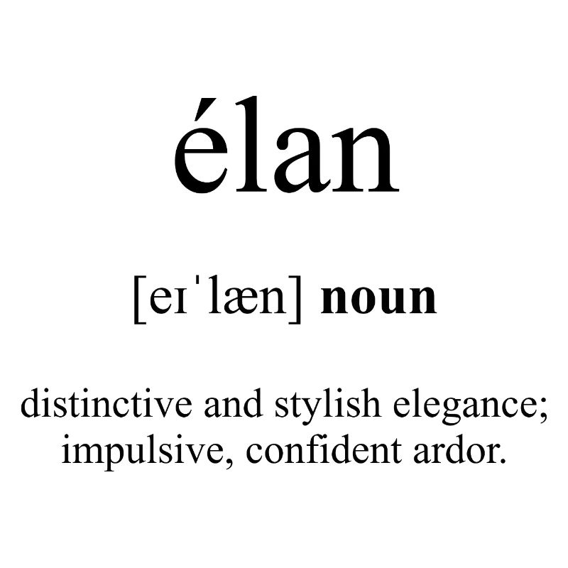 Elan Definition Dictionary