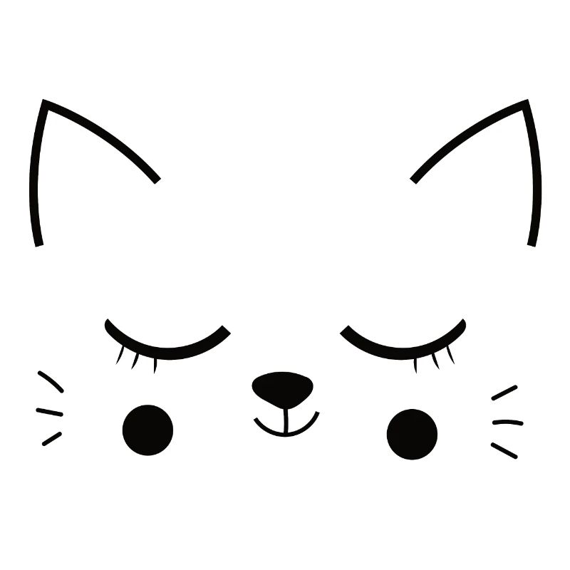 Tête de chat chat
