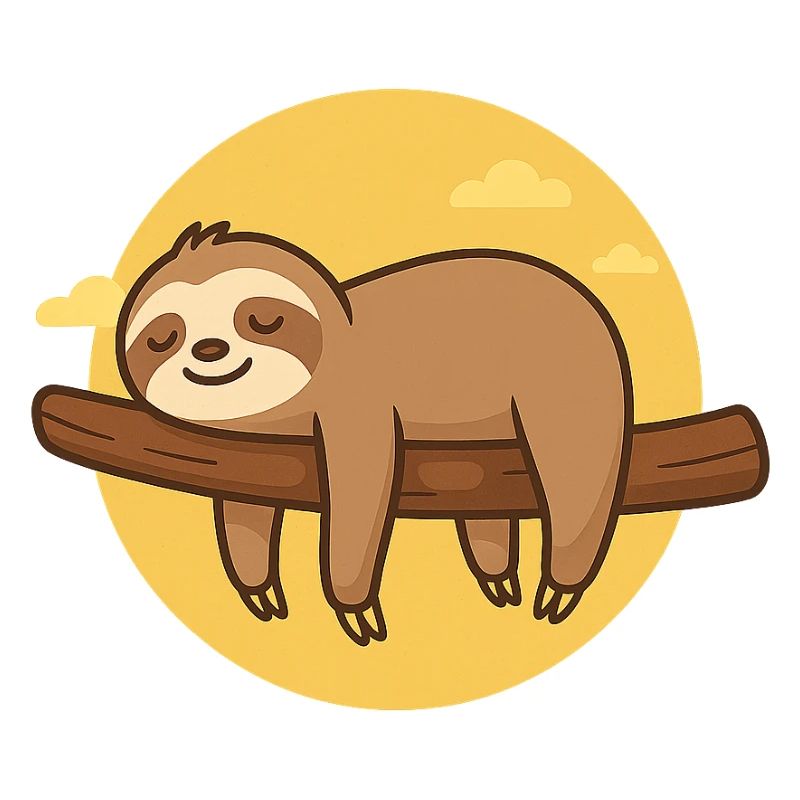 Faultier auf Baum