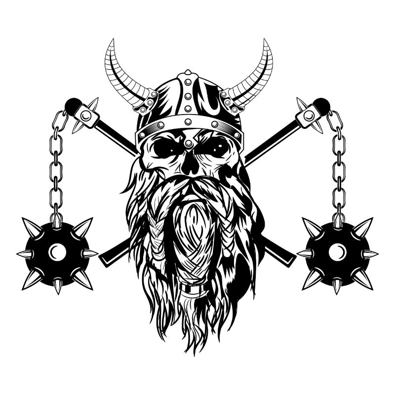 Vikings avec étoile du matin