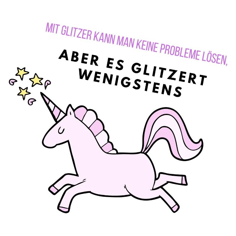 Glitzer Einhorn