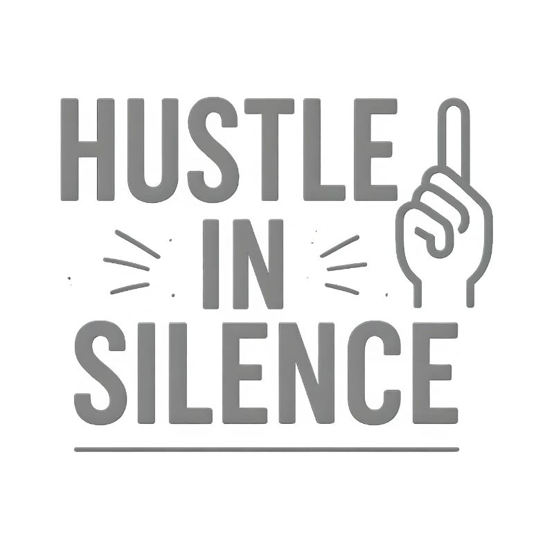 Hustle in Silence Icon Tee