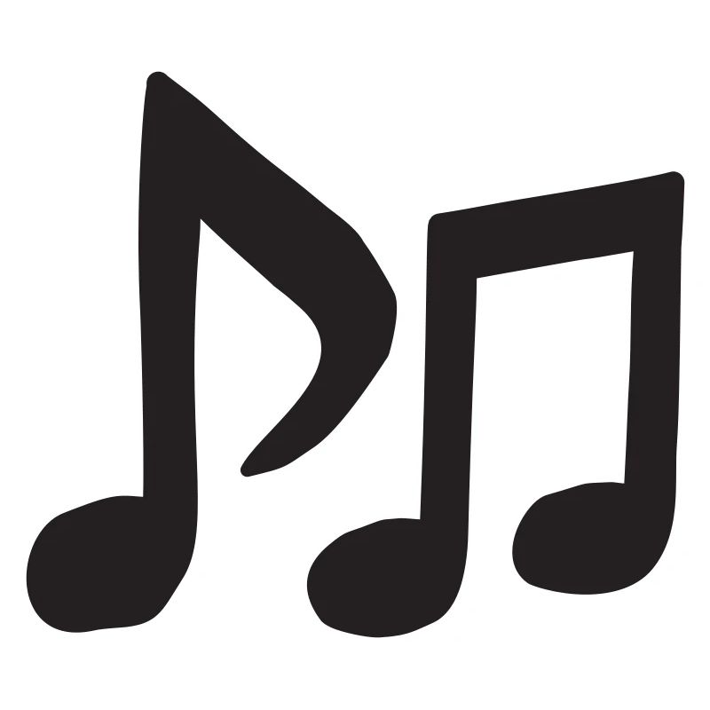 Black Notes Silhouette