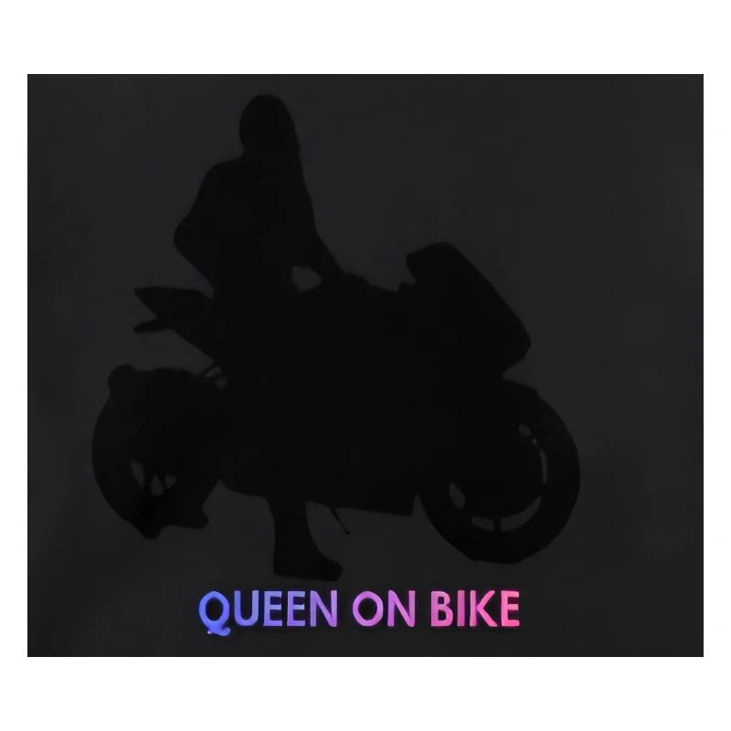 Queen on the motorcycle