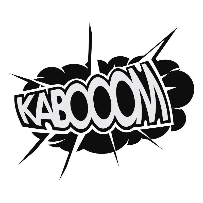 Comic Langue KABOOOM (explosion)