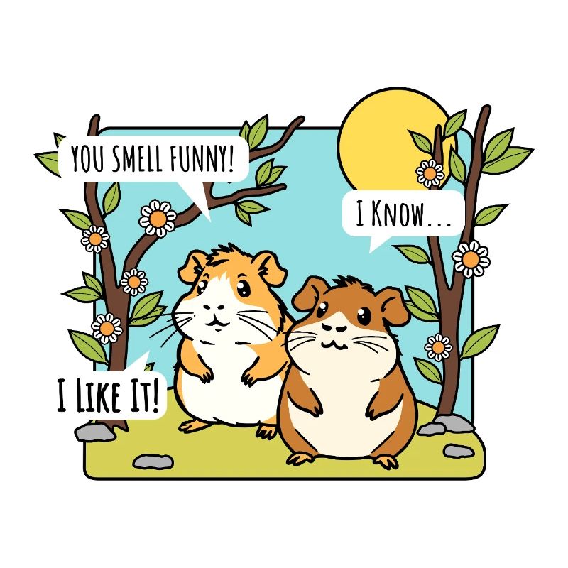 Zwei Hamster Kumpel - einer der riecht komisch