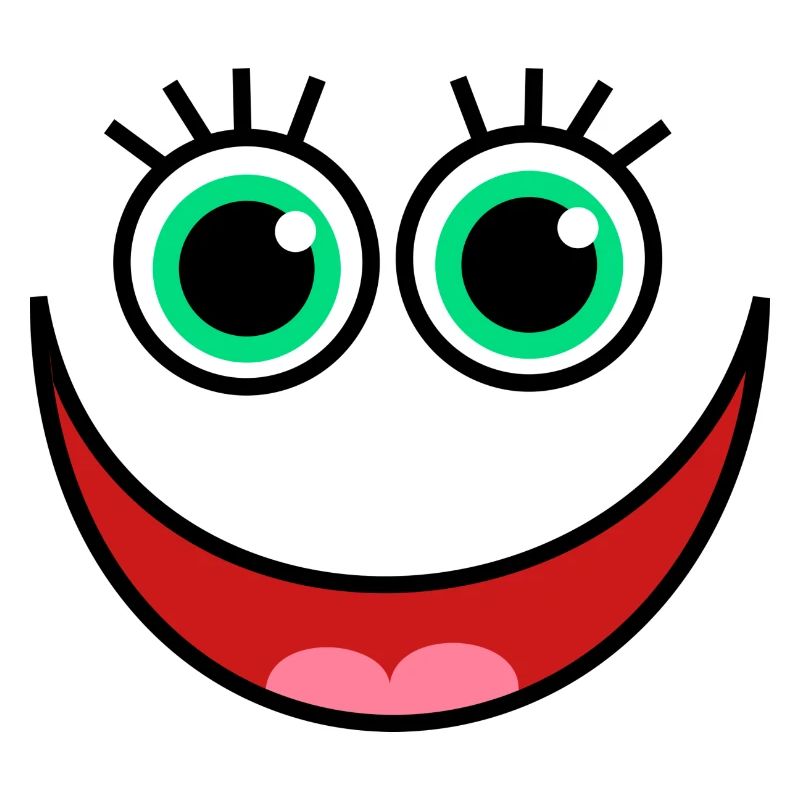 Conception d'yeux de visage drôle