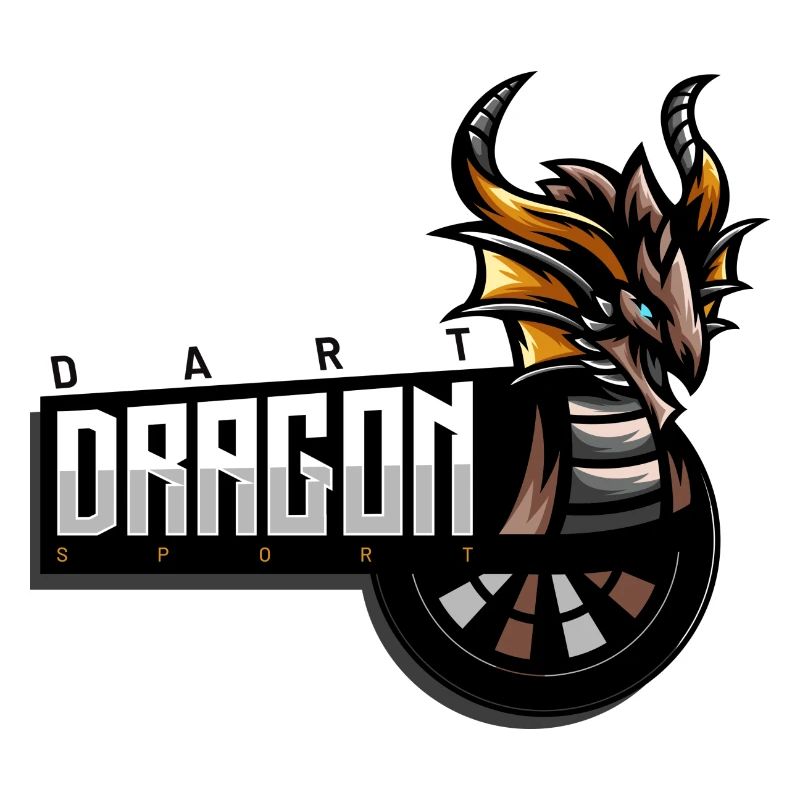 Emblème du dragon de fléchettes
