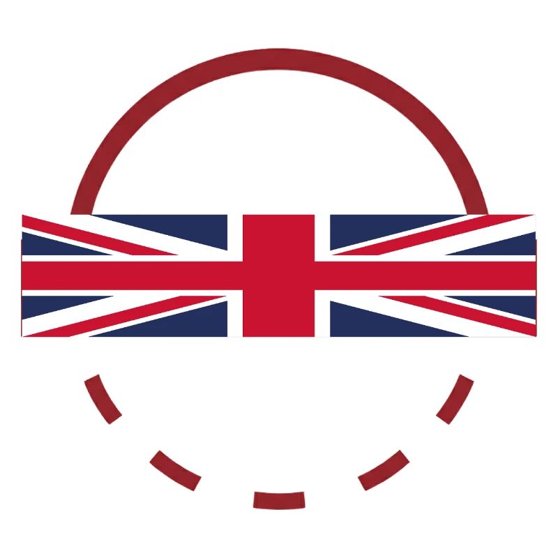 Union Jack Arc Print Abzeichen