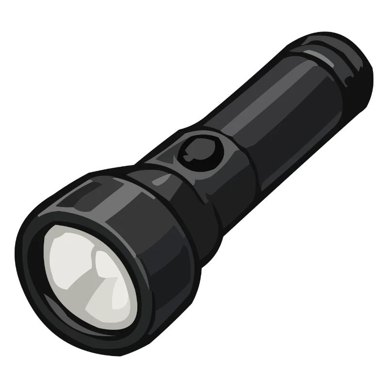Illustration de lampe torche compacte