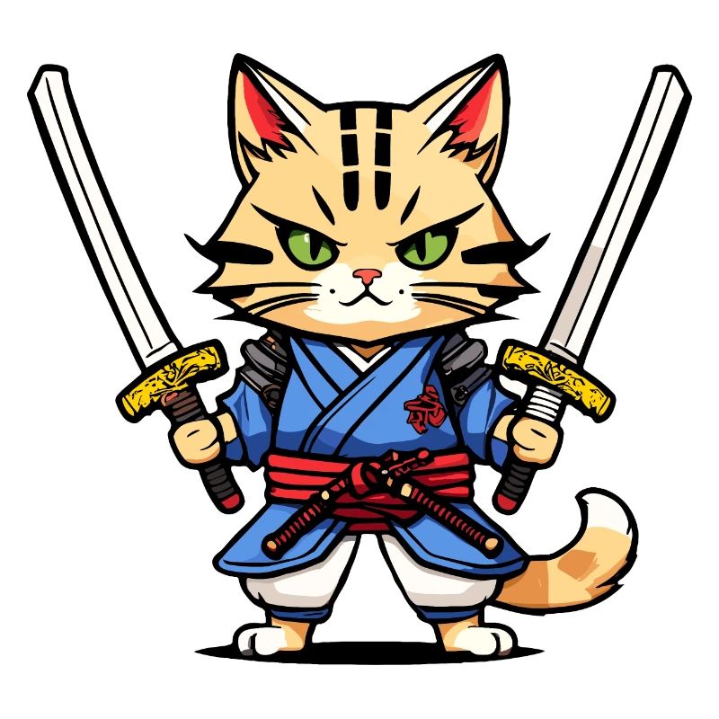 Chat samouraï #30