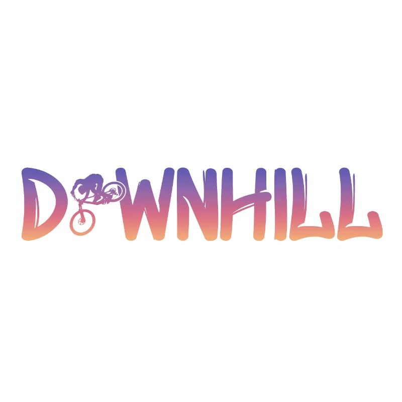 Downhill mit Biker