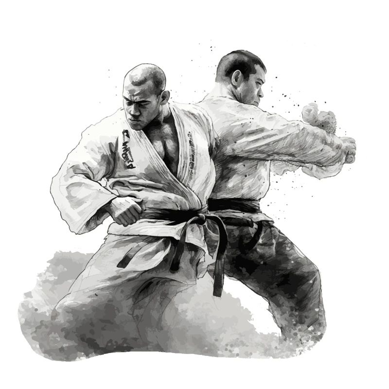 2 Jiu Jitso Fighter Gift