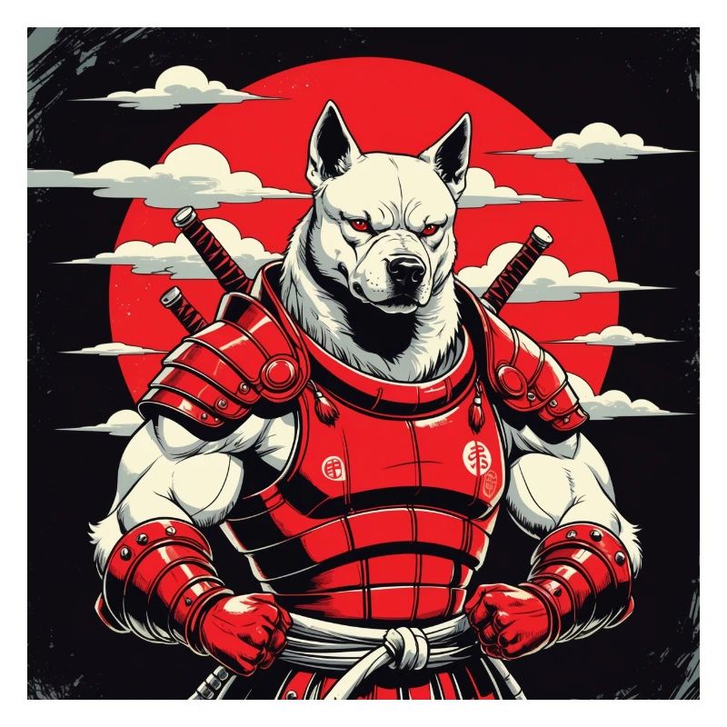 Samurai Dog Guardian
