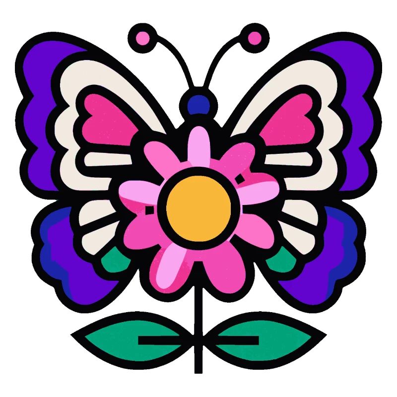 Papillon sur fleur