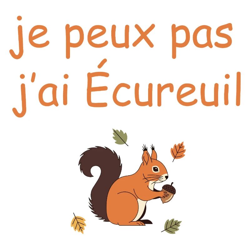 Ich kann nicht. Ich habe Eichhörnchen.