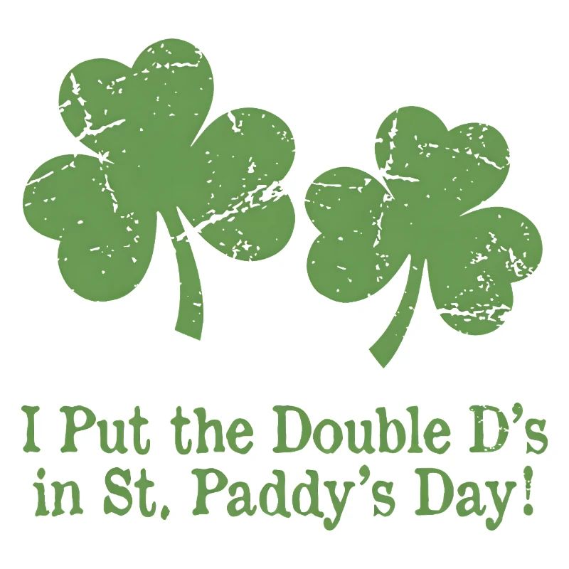 Humour de la Saint-Patrick : Double D Shamrocks