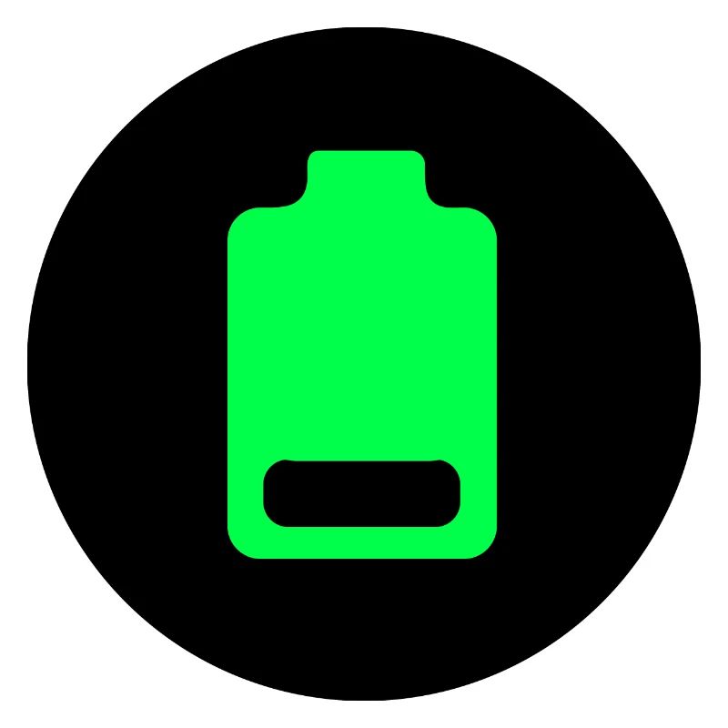 Round low battery