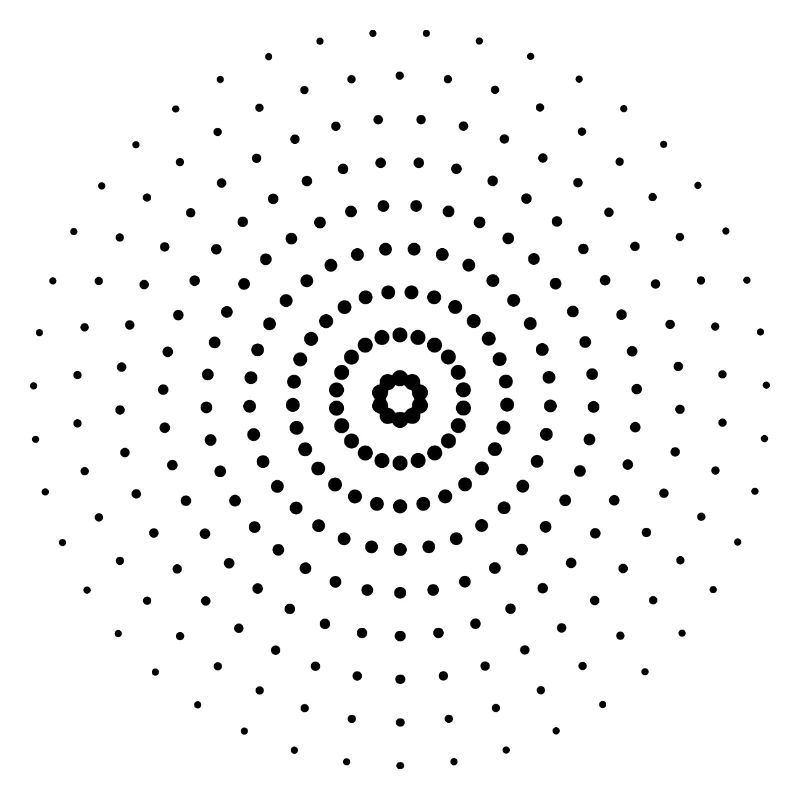 Flou | Points | Noir | idée cadeau