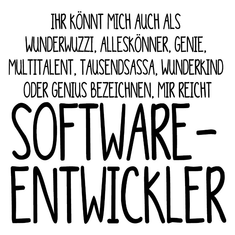 Softwareentwickler – ein Alleskönner, Genie
