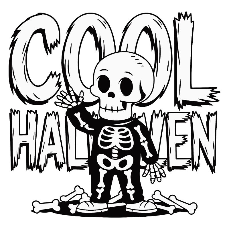 Cool Halloween Skeleton