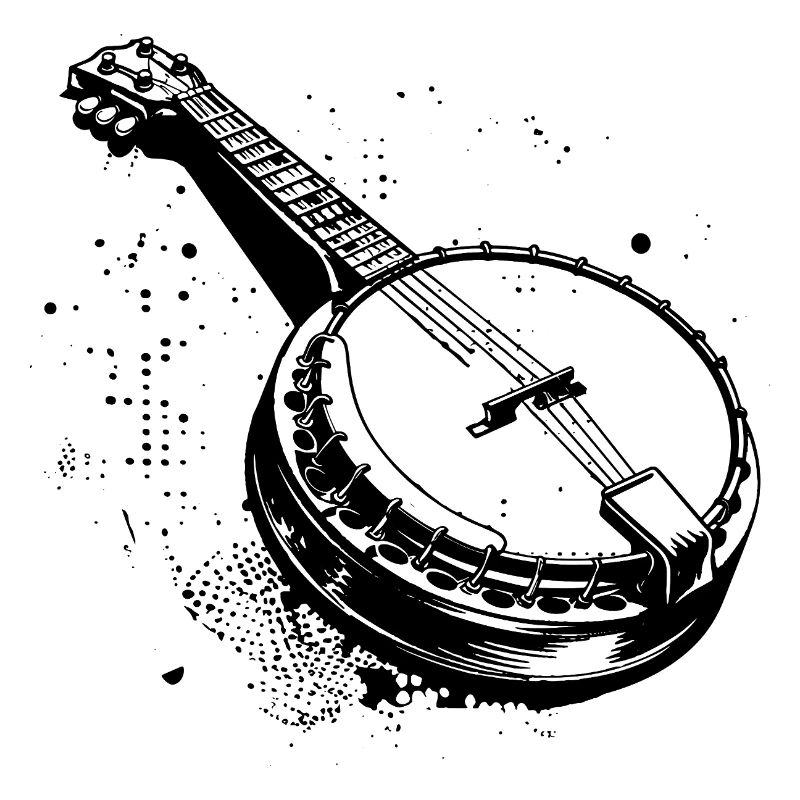 Dessin de banjo