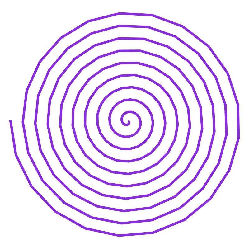 Colorful spiral pattern