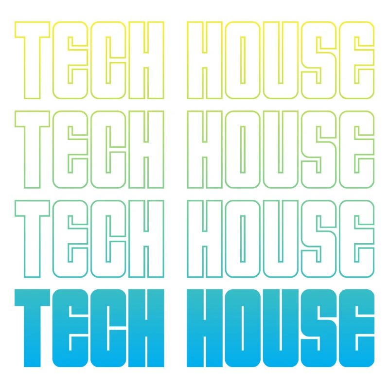 Tech House Neon Repeat