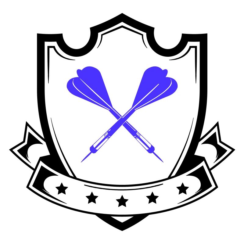 Conception de fléchettes Croix Bleue
